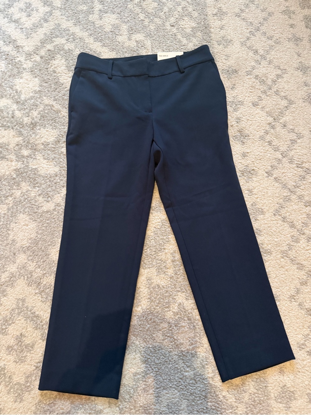 Ann Taylor NWT Navy Cropped Straight-Leg Work Pants